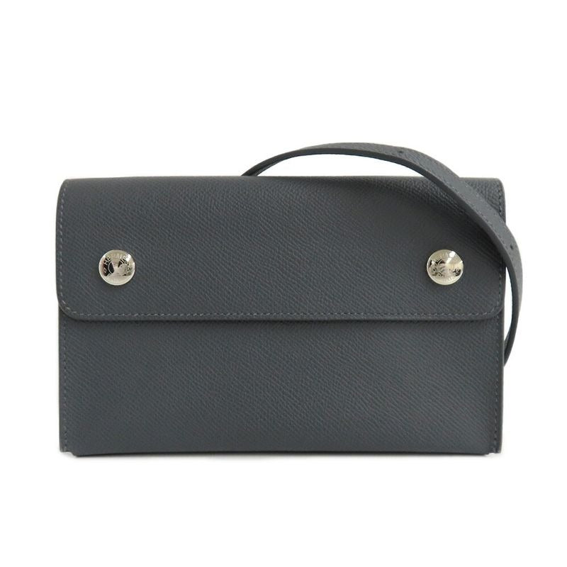 Hermes Nap To-go Ardoise Epson Shoulder Bag Wallet