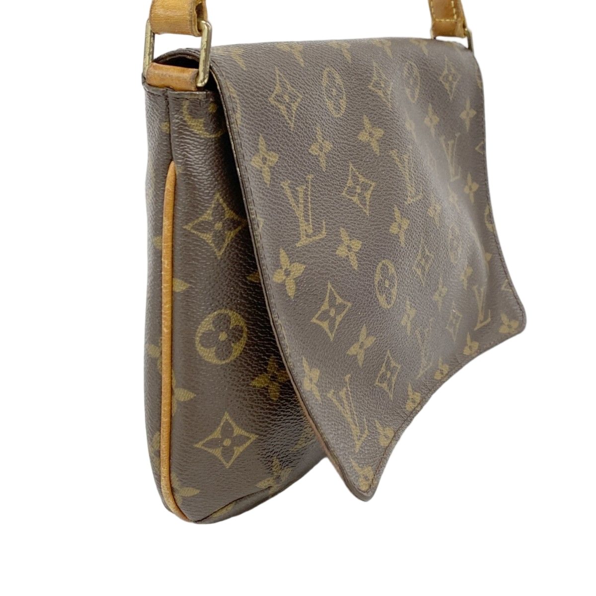 Louis Vuitton Shoulder Bag Monogram Musette Tango Short Strap Brown — view 2