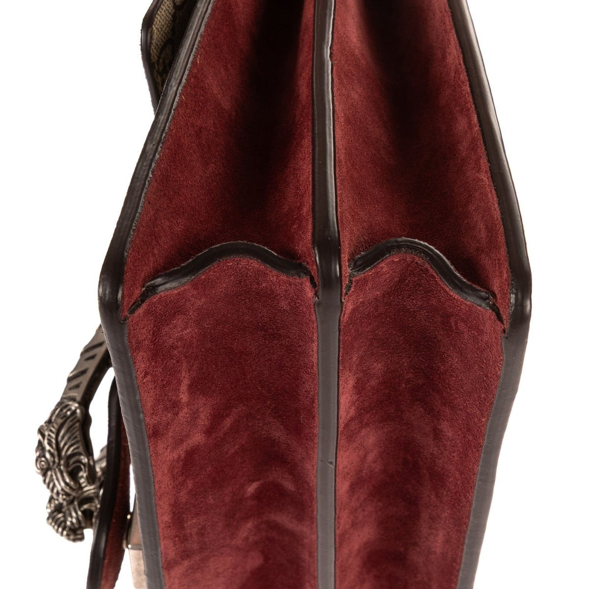 Gucci Blooms Dionysus Beige Burgundy Supreme Canvas Shoulder Bag — view 8