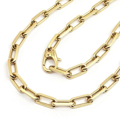 Cartier 18k Yellow Gold Santos de Cartier Necklace MM Midi Ammodel