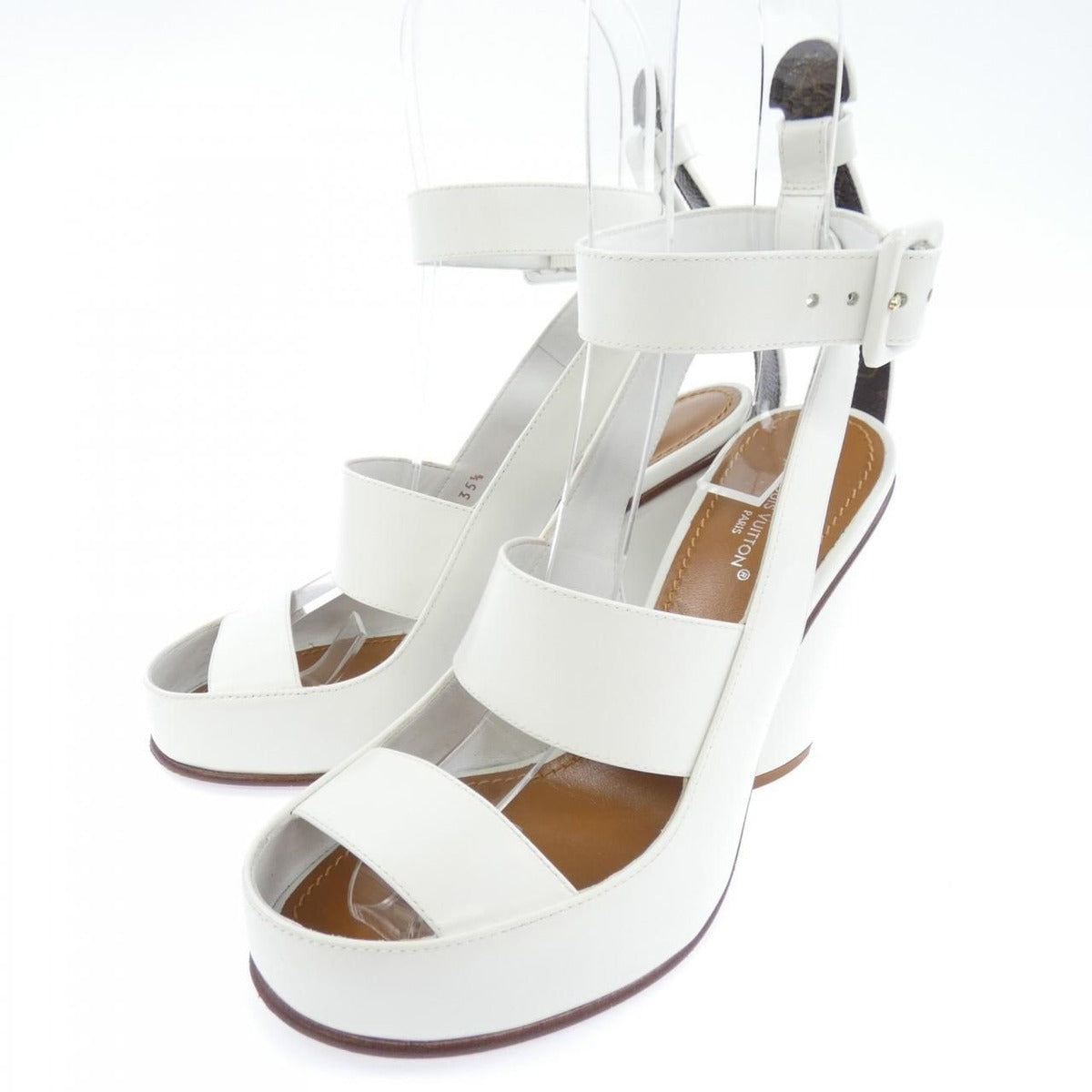 Louis Vuitton Trinity Sandals White 35 — view 3