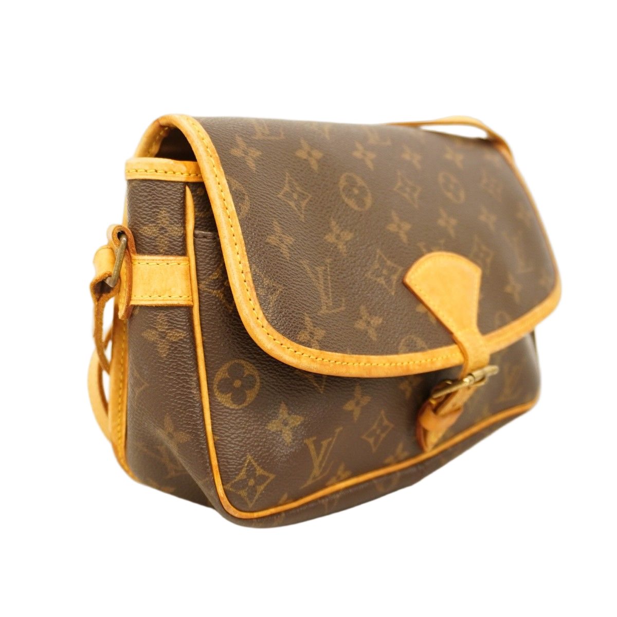 Louis Vuitton Shoulder Bag Monogram Sologne Brown — view 2