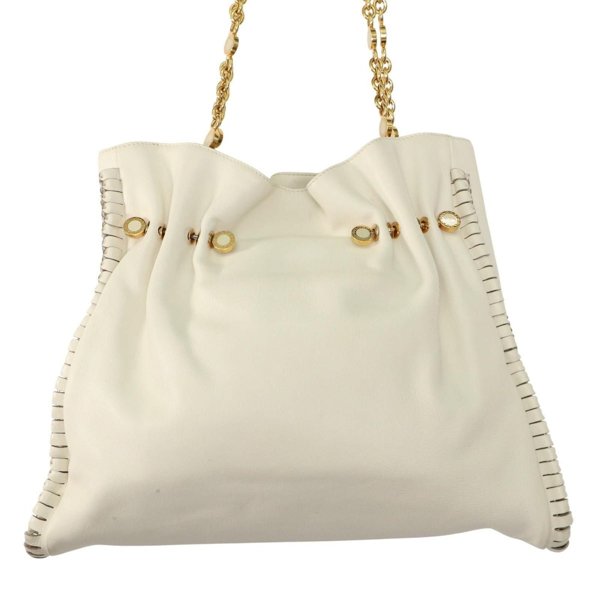 Bvlgari Leather Chain Shoulder Bag — view 12