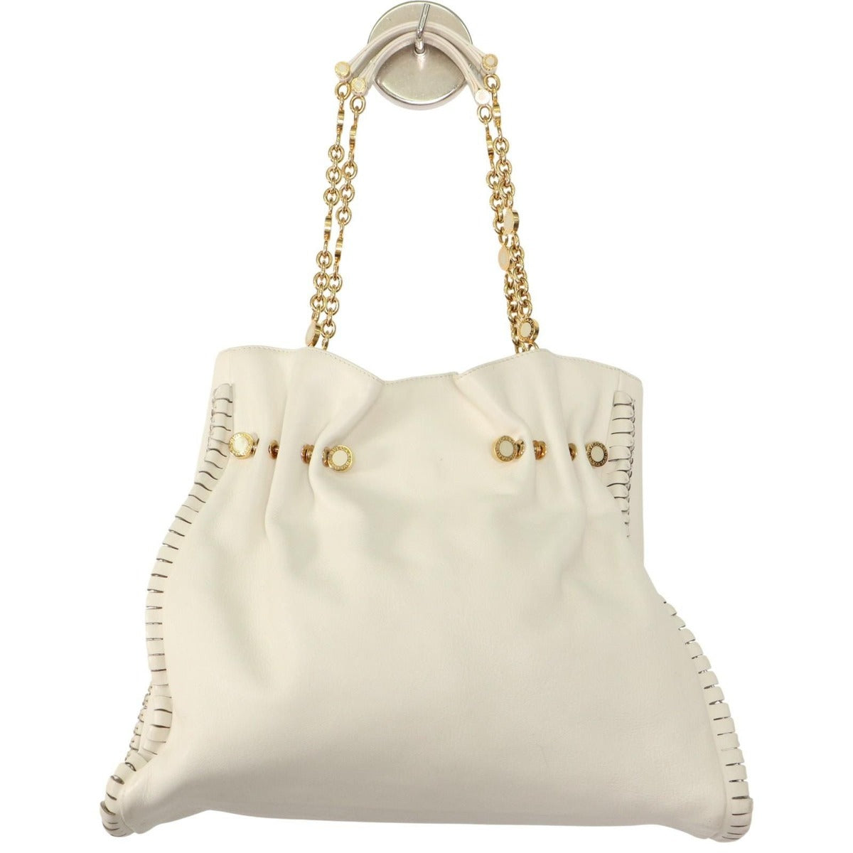 Bvlgari Leather Chain Shoulder Bag