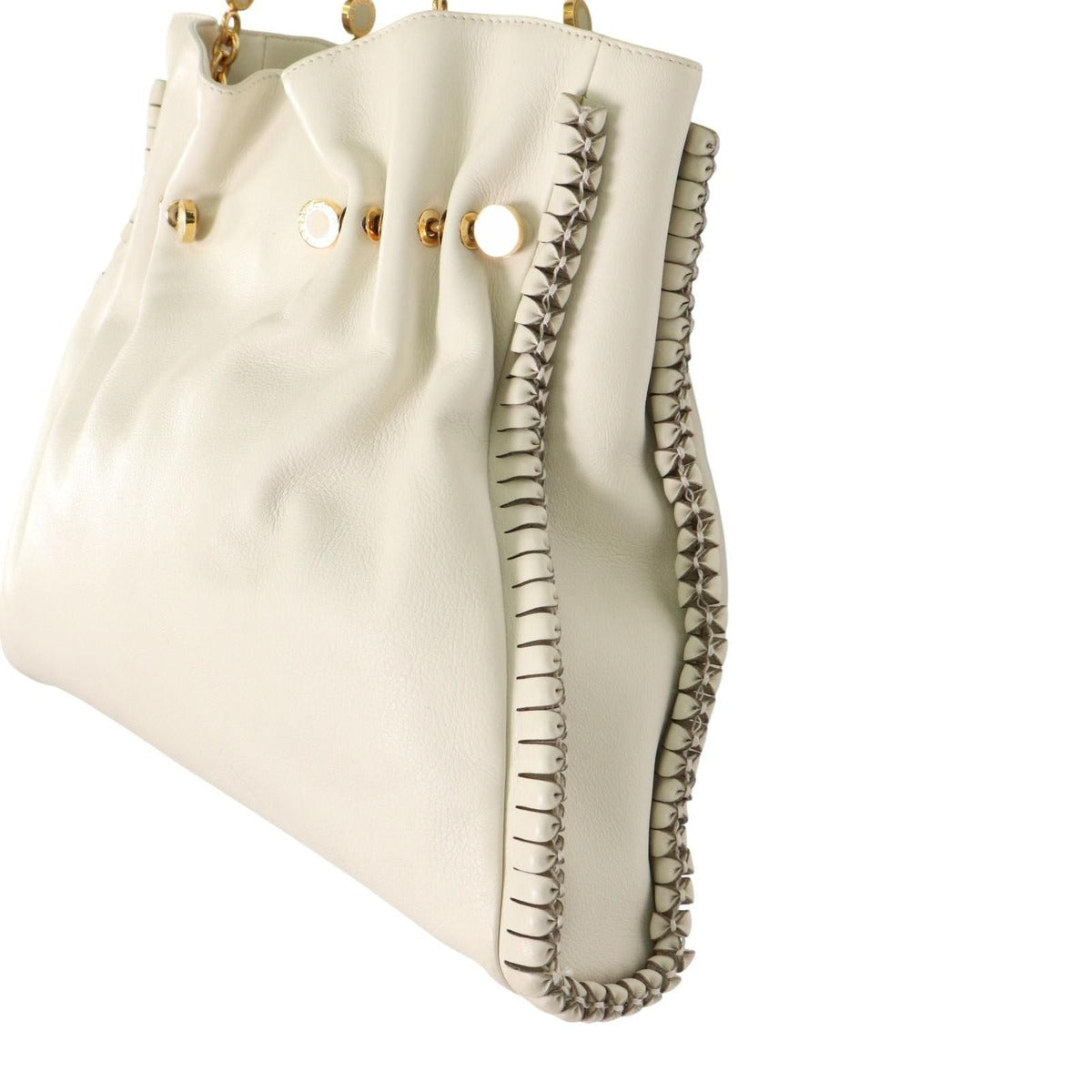 Bvlgari Leather Chain Shoulder Bag — view 3