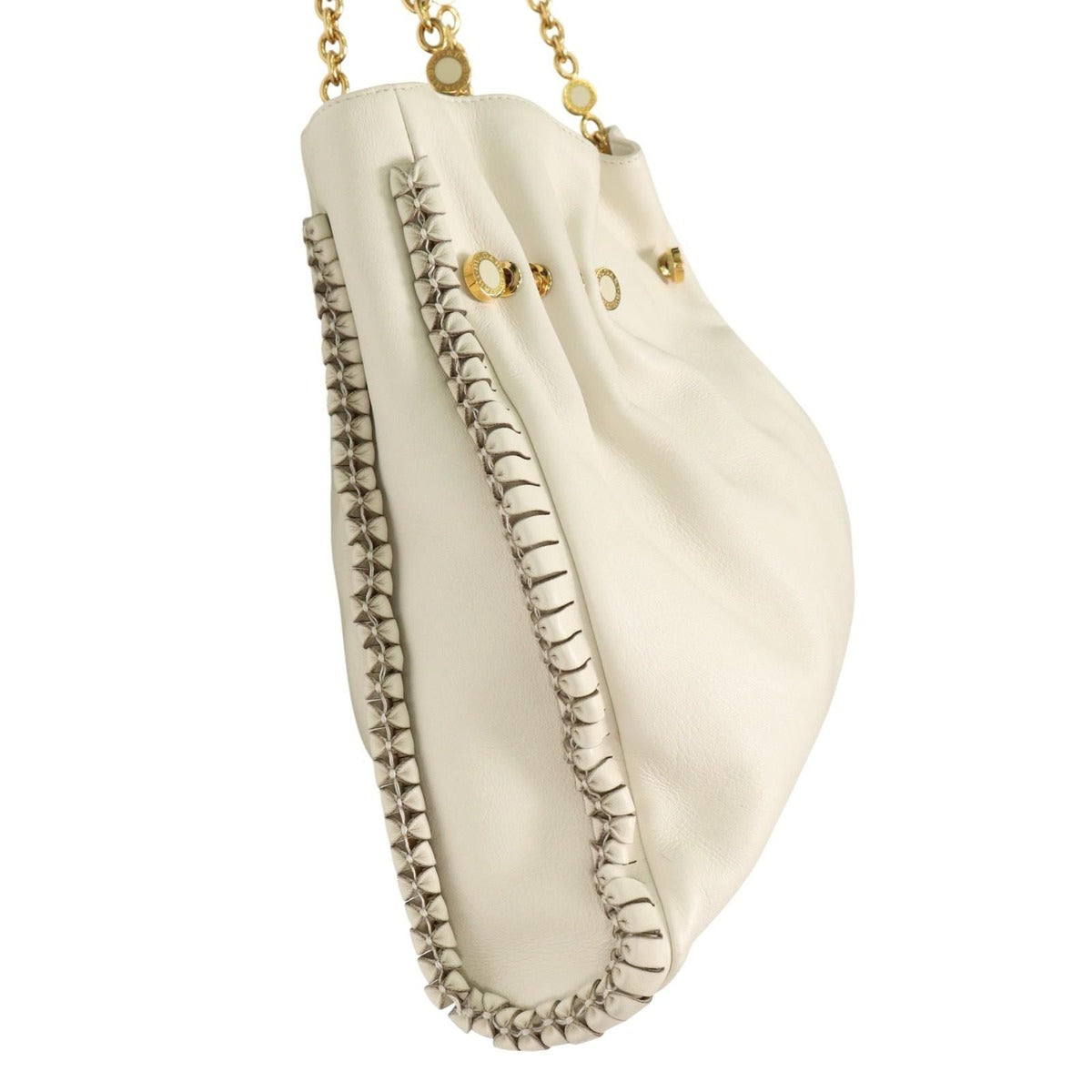 Bvlgari Leather Chain Shoulder Bag — view 4