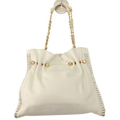 Bvlgari Leather Chain Shoulder Bag — view 5