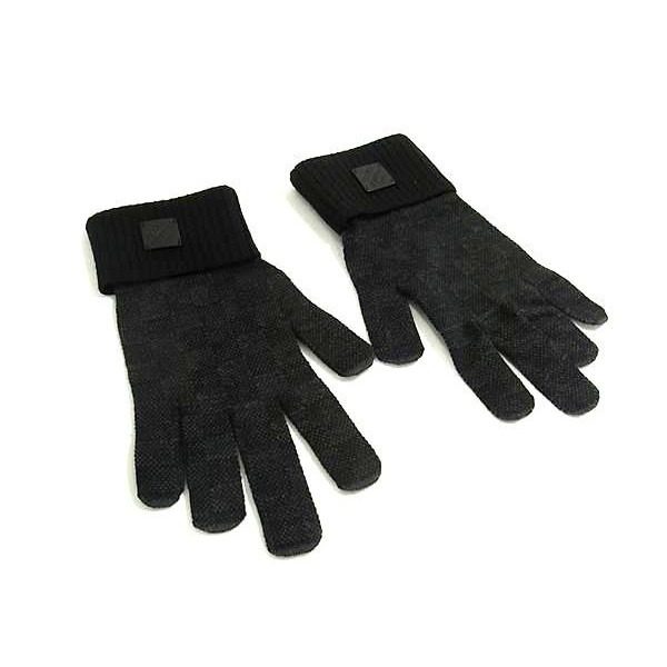 Louis Vuitton Damier Graphite Gon Neopti Gloves Black