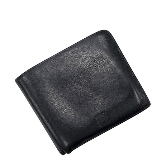 Loewe Bifold Wallet Black Anagram Leather