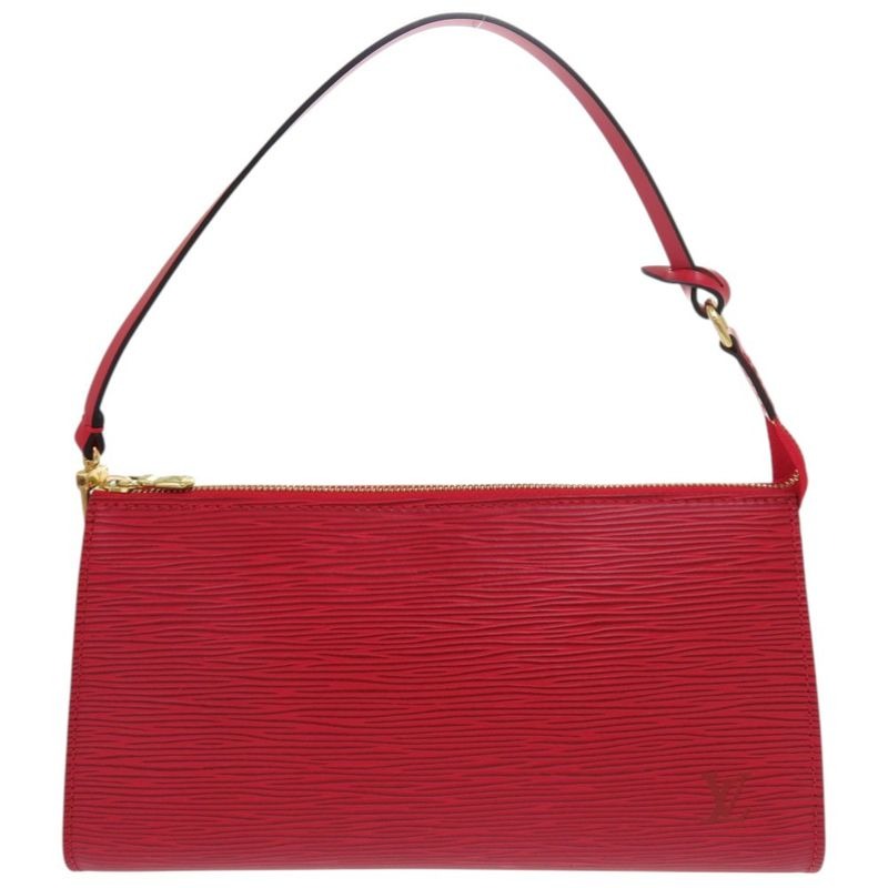 Louis Vuitton Pochette Accessoires Pouches Epi Castilian Red Pouch