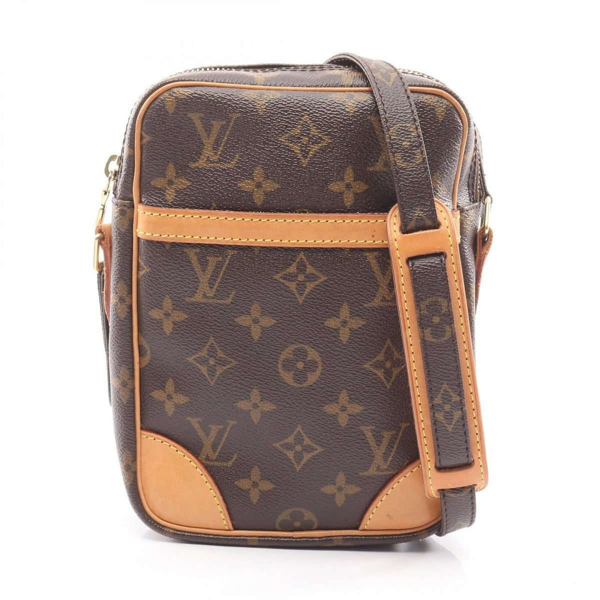 Louis Vuitton Shoulder Bag Danube Monogram Canvas Leather