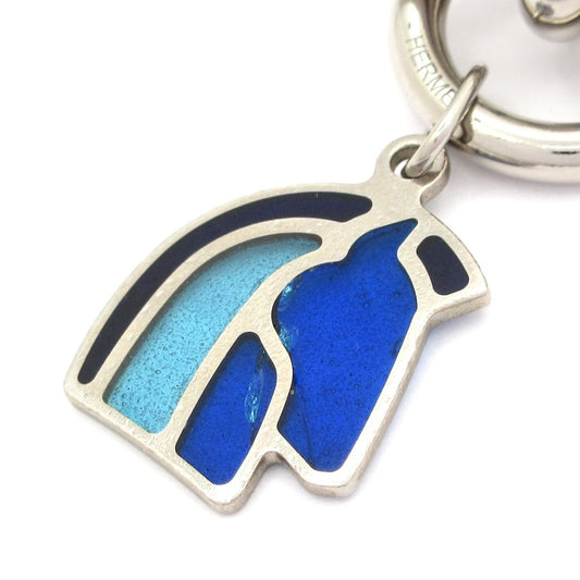 Hermes Necklace Helios Silver Blue