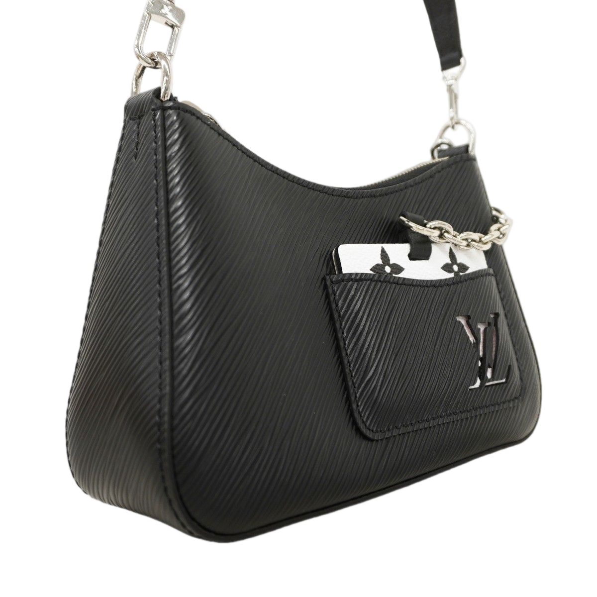Louis Vuitton Handbag Epi Marais Rini Noir 2-Way — view 2