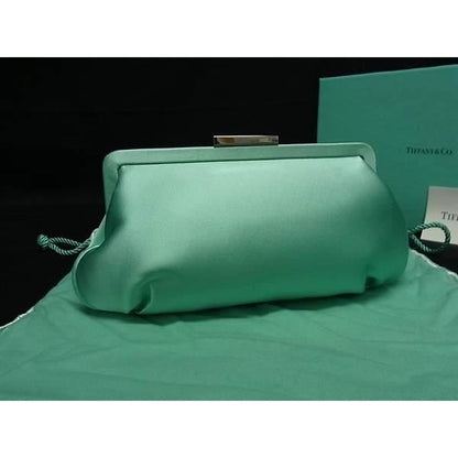 Tiffany & Co Satin Clutch Bag Second Multi Case