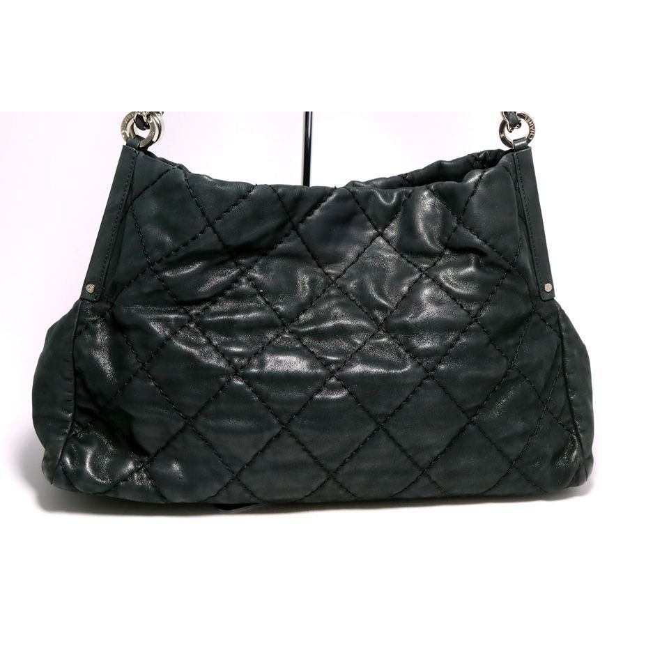 Chanel Bicolor Leather Chain Shoulder Bag — view 2