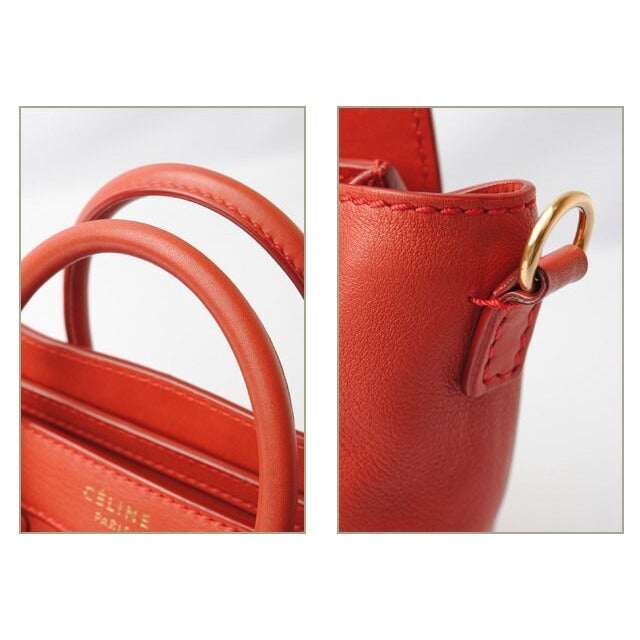 Celine Branded Bag Shoulder Nano Shopper Luggage Brig Cles — view 3