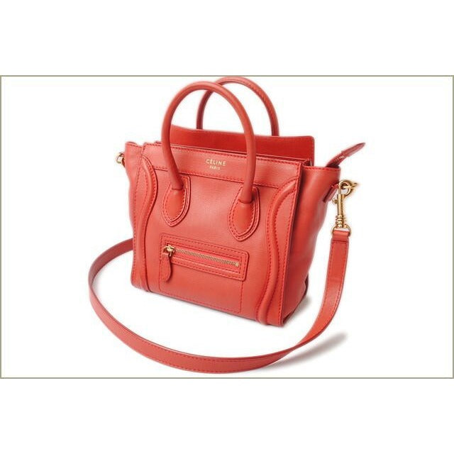 Celine Branded Bag Shoulder Nano Shopper Luggage Brig Cles — view 6