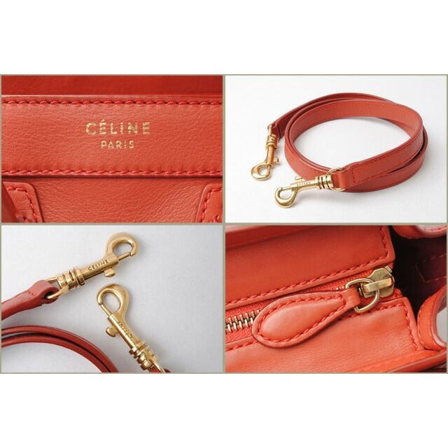 Celine Branded Bag Shoulder Nano Shopper Luggage Brig Cles — view 7