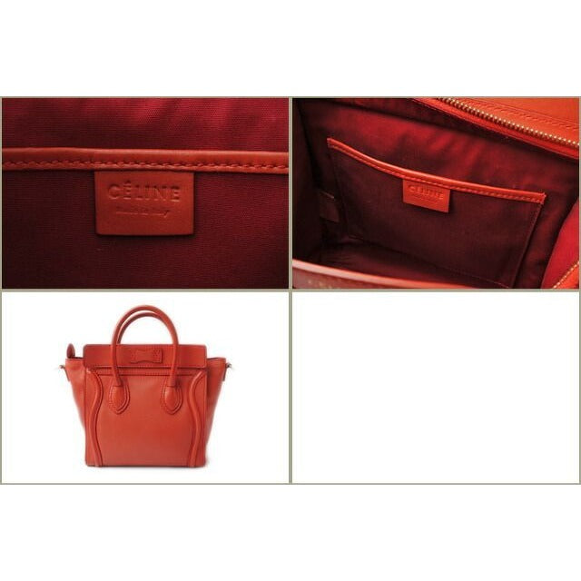 Celine Branded Bag Shoulder Nano Shopper Luggage Brig Cles — view 8