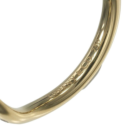 Tiffany & Co Curved Band Gold Diamond Ring — view 6