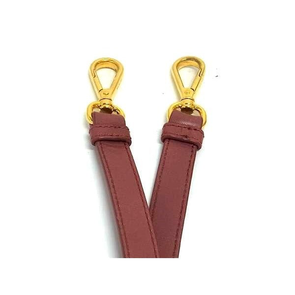 Prada Leather Shoulder Strap For Bags Pink Fn6332 — view 3