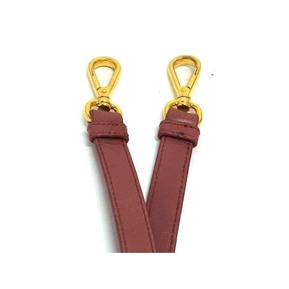 Prada Leather Shoulder Strap For Bags Pink Fn6332 — view 3