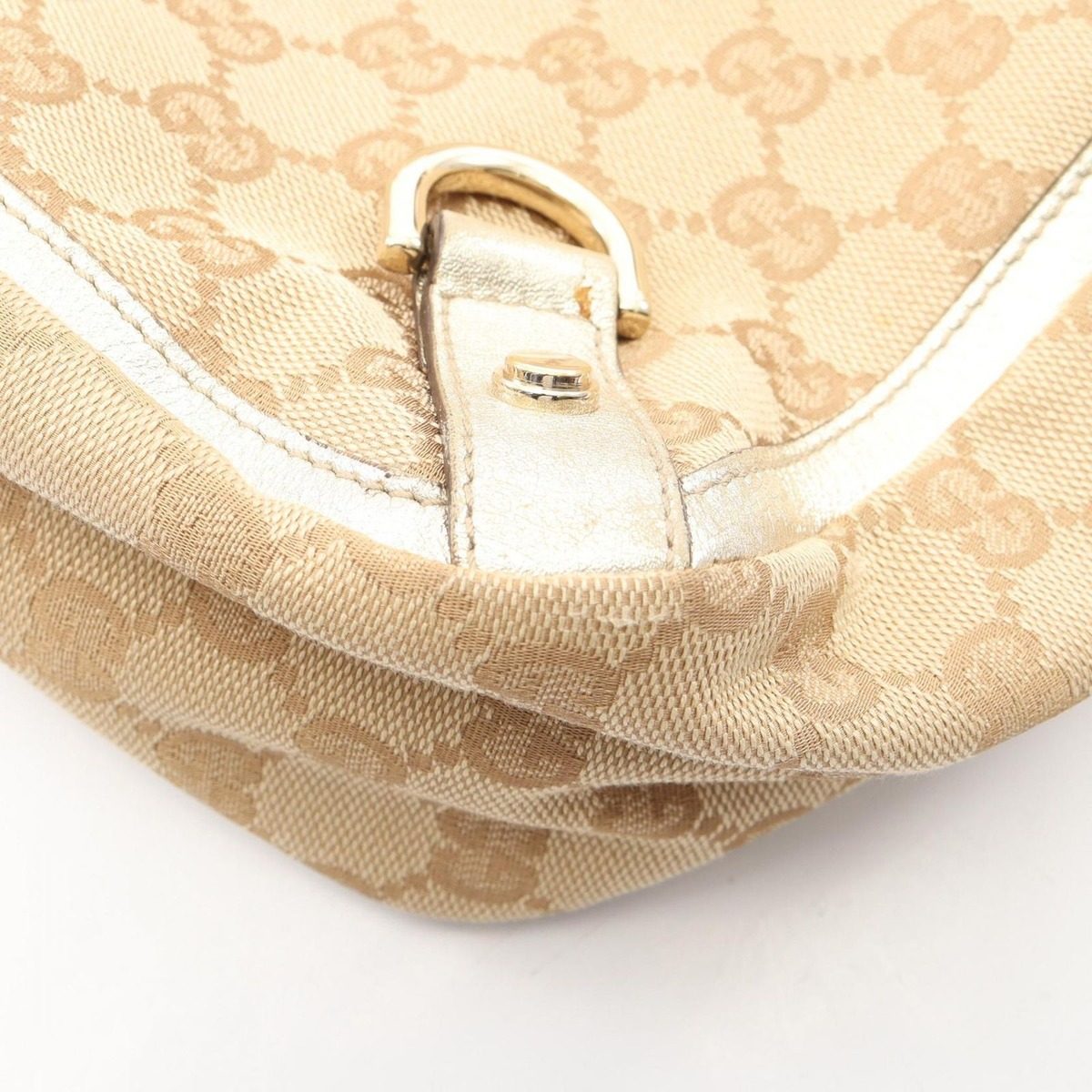 Gucci Tote Abbey GG Canvas Beige Champagne — view 9