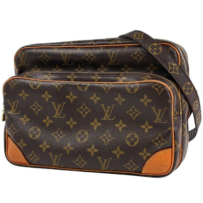 Louis Vuitton Nile Shoulder Bag Monogram Brown