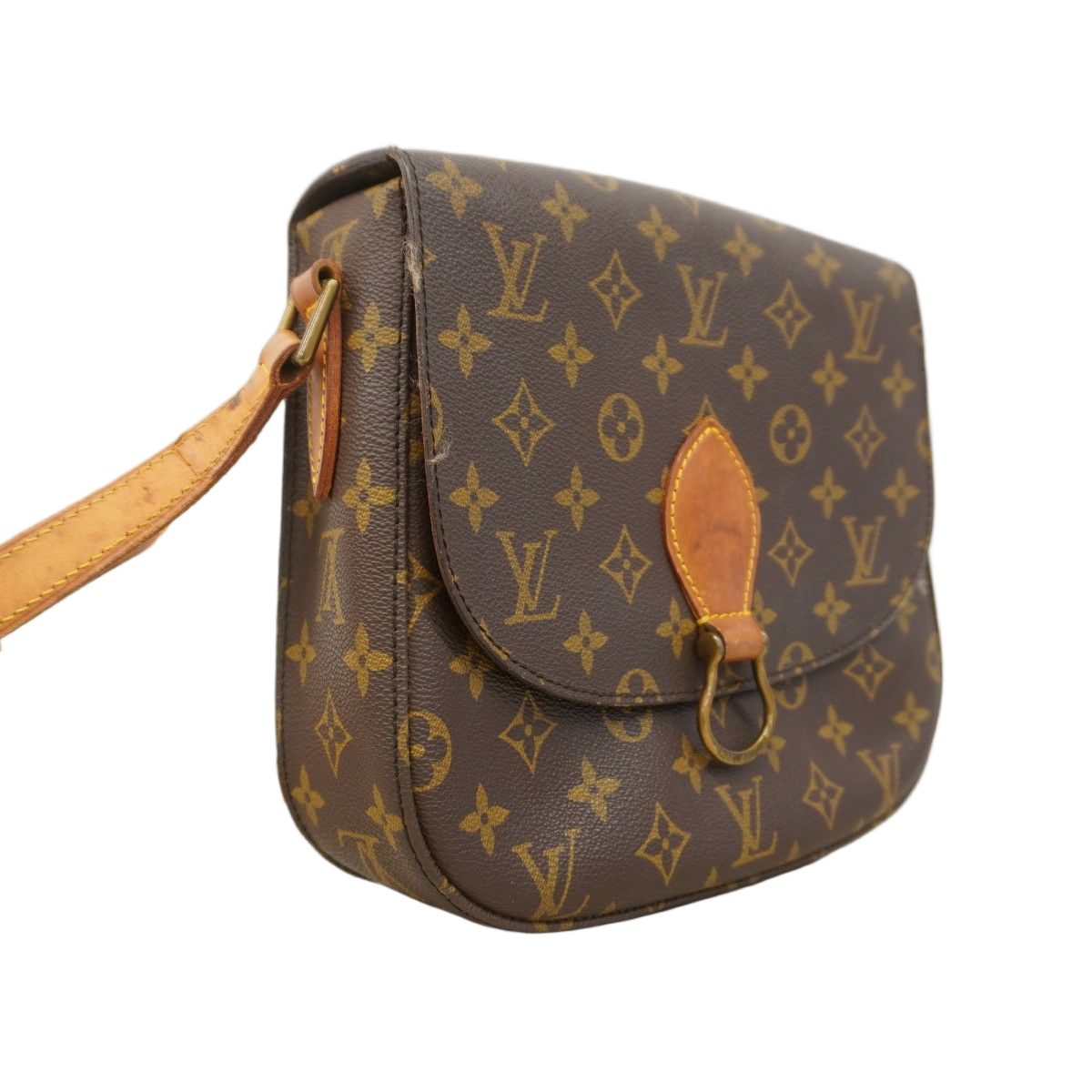Louis Vuitton Shoulder Bag Monogram Saint Cloud GM Brown — view 2