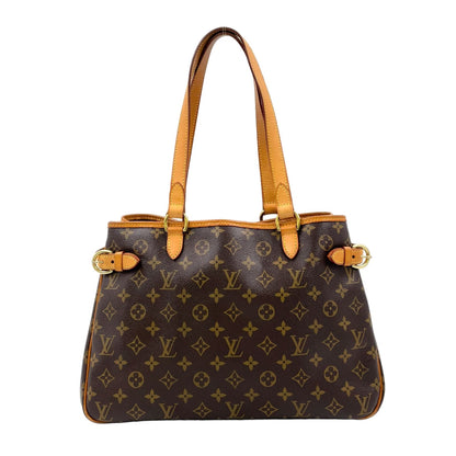 Louis Vuitton Batignolles Oriental Monogram Leather Brown Light Tote Gold