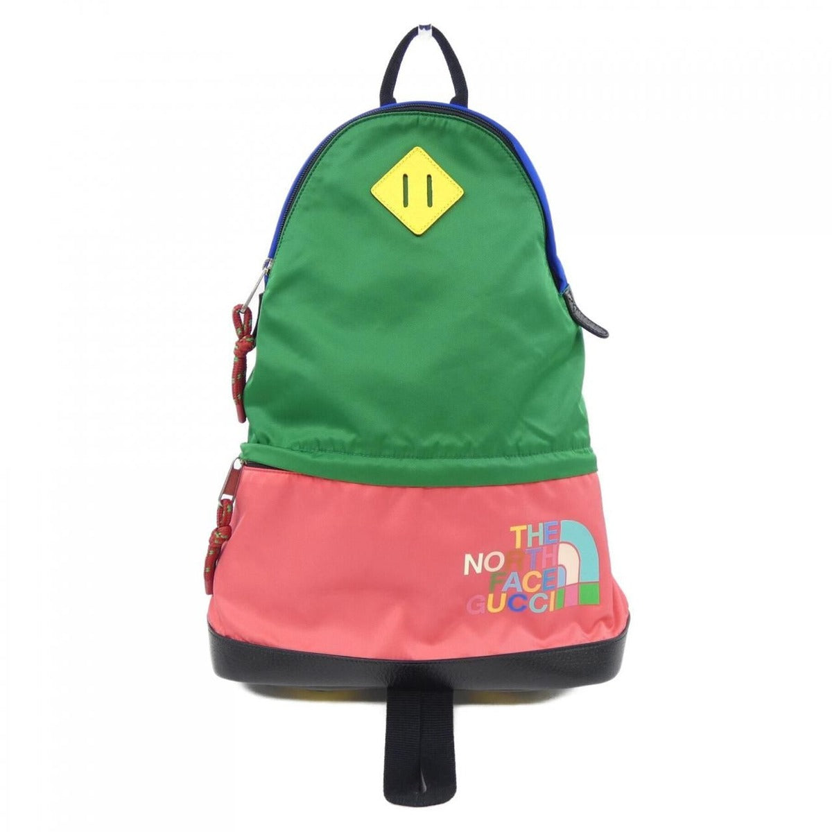 Gucci the North Face Backpack Green Pink Blue