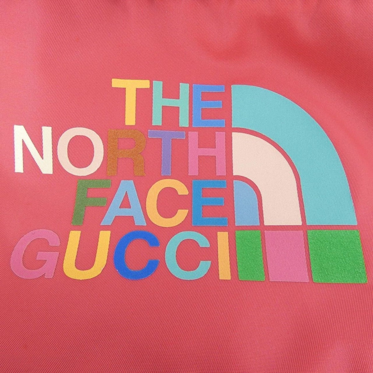 Gucci the North Face Backpack Green Pink Blue — view 5