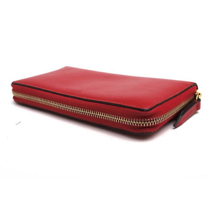 Gucci Long Wallet Women Leather Red with Coin Purse — view 4