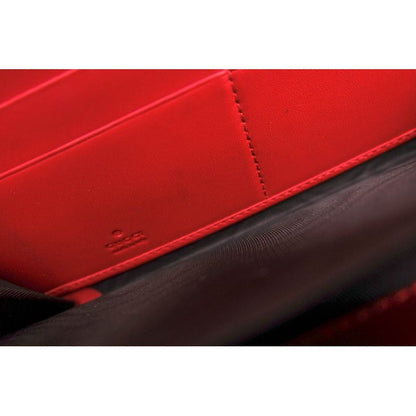 Gucci Long Wallet Women Leather Red with Coin Purse — view 6