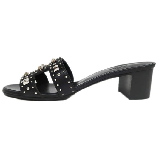 Hermes Oasis Studded Sandals Size 36 Black Apparel Shoes