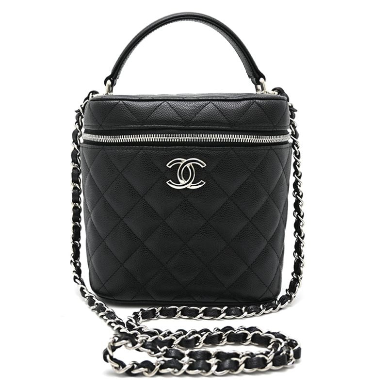 Chanel Shoulder Bag Caviar Black
