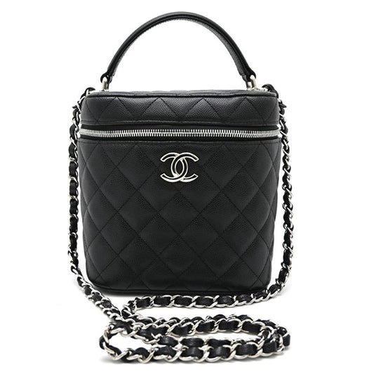 Chanel Shoulder Bag Caviar Black
