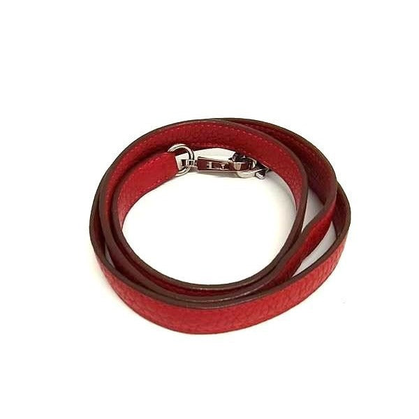 Hermes Togo Silver Hardware For Bolide Kelly Bag Shoulder Strap Red Db0002 — view 2