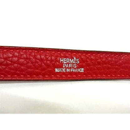 Hermes Togo Silver Hardware For Bolide Kelly Bag Shoulder Strap Red Db0002 — view 4