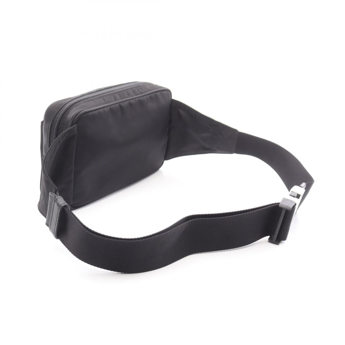 Prada Waist Bag Re-Nylon Black Nylon Saffiano Leather — view 2