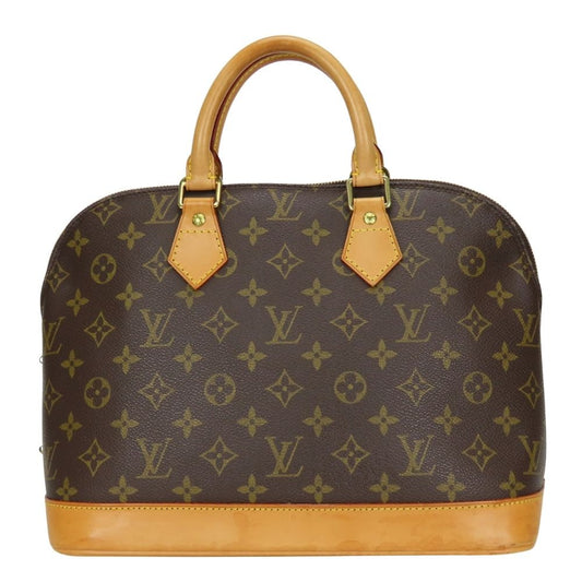 Louis Vuitton Handbag Alma Monogram Leather Brown Standard