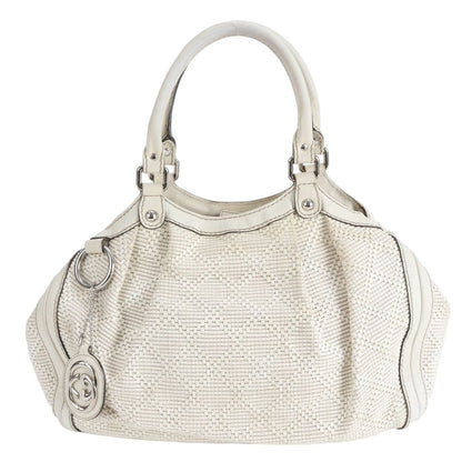 Gucci Ski Diamante Leather Tote Shoulder Hand