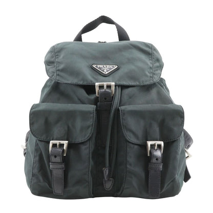 Prada Nylon Green Backpack