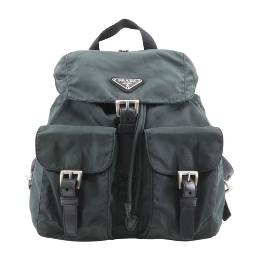 Prada Nylon Green Backpack