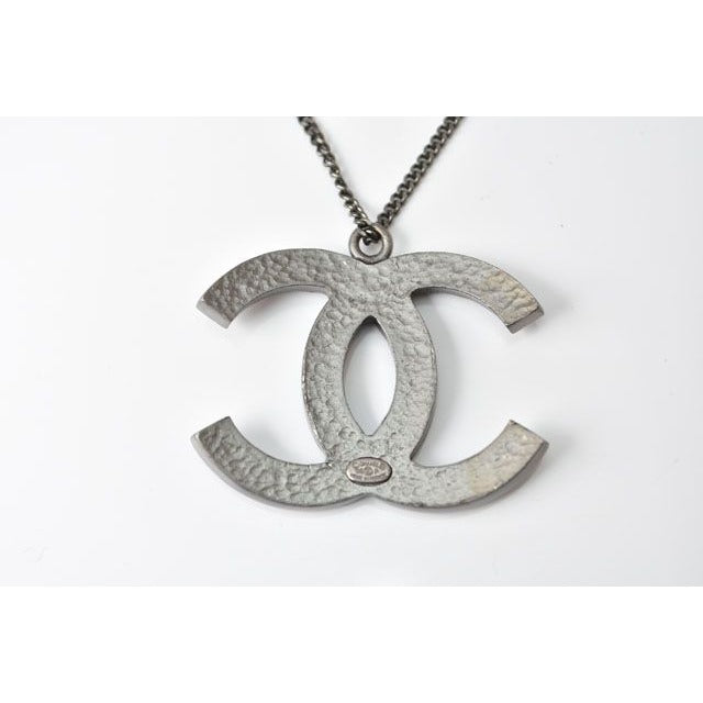 Chanel Rhinestone Gunmetal Red — view 6