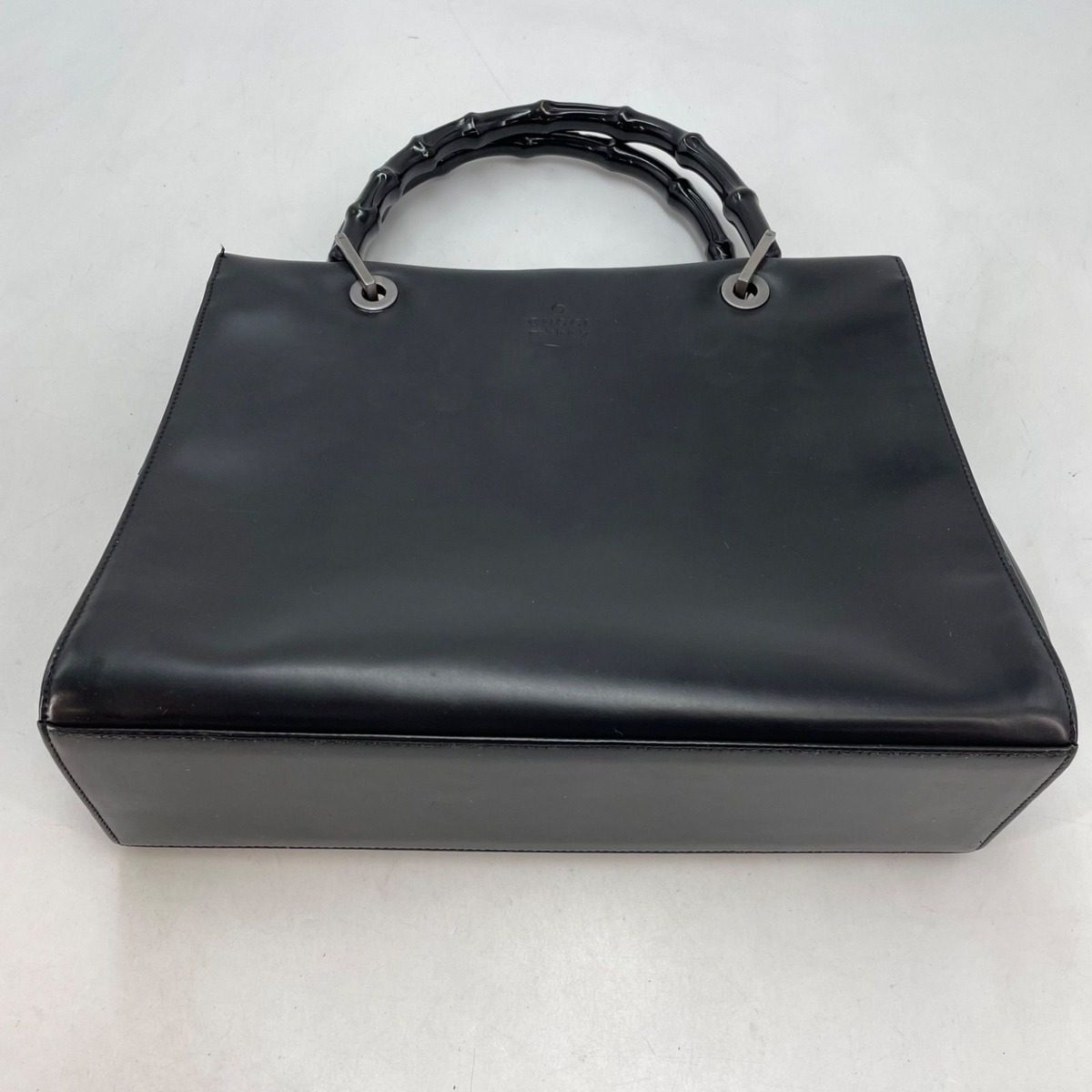 Gucci Handbag Bamboo Leather Black Formal Business Travel — view 14