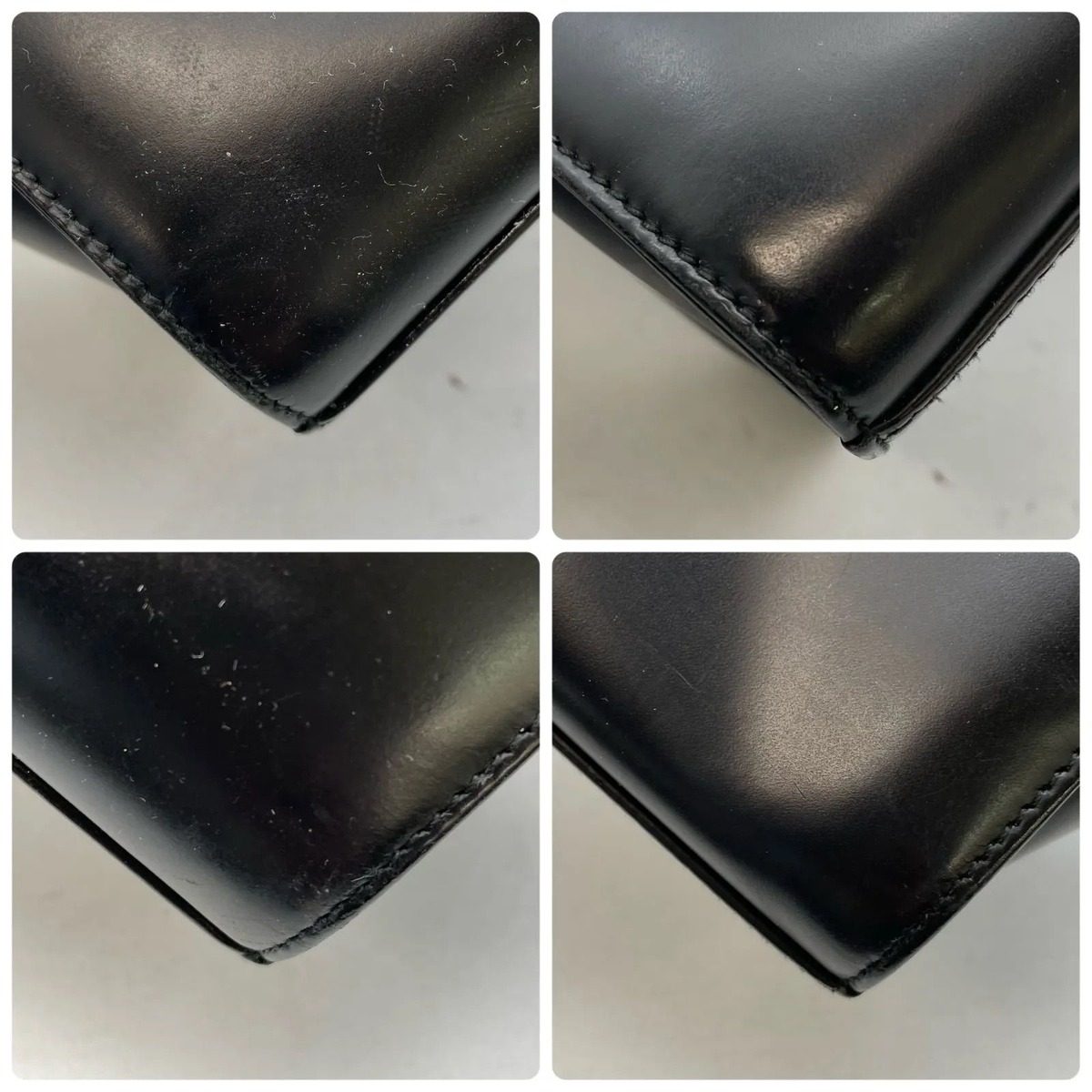 Gucci Handbag Bamboo Leather Black Formal Business Travel — view 8