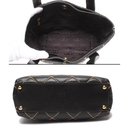 Chanel Tote Gold Wild Stitch CC Logo — view 3
