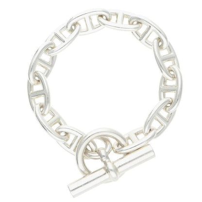 Hermes Chaine Dancre GM Silver Bracelet 12 Link