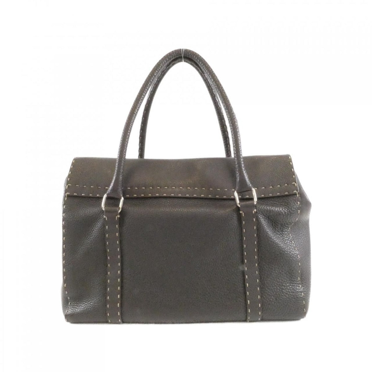 Fendi Selleria Ndu Shoulder Bag Dark Brown — view 2